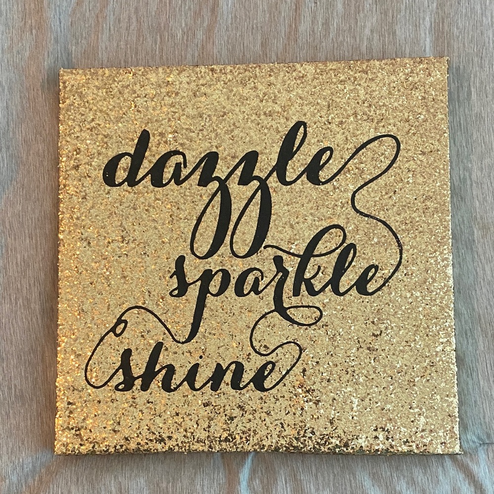 Gold Glitter Room Decor